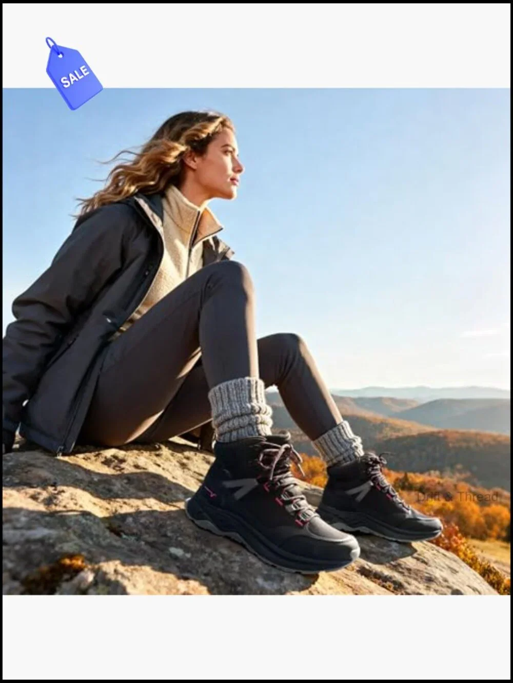 Waterproof Hiking Boots Lightweight Low-top Ankle Lace-up